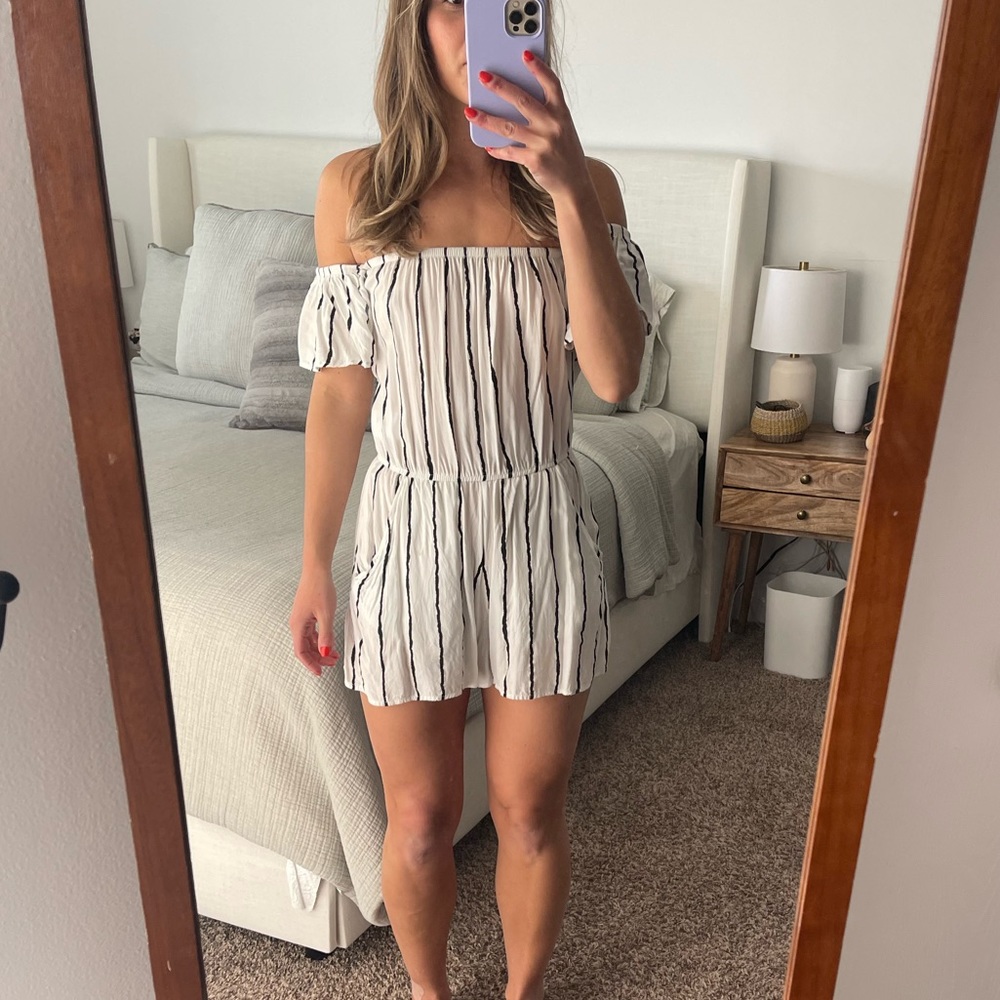 Tophop Striped Romper